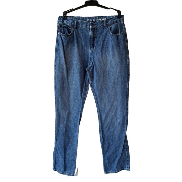 Children's Place boy Straight Leg Jean size 18 Husky Adjustable Waist 30" inseam - Picture 1 of 5